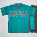 Baju koko anak laki 3in1 premium design - Setelan muslim lengan pendek 4