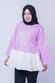 Blouse Muslim Hamil Menyusui Polka White / Baju Modern / Dress Korea / Baju Kekinian / Baju Hamil Kerja / Baju Hamil dan Menyusui / Hamil / Kehamilan / Ibu Hamil / Harga Mumer / Terbaru. 1