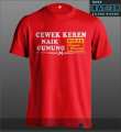 Kaos Kata-kata KAT-40 Cewek Keren Naik Gunung Bukan Pame Gunung Biru Baju Distro kata Lucu Keren Travel Adventure 1