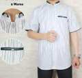 Baju Koko Modern Semi Slimfit - Kemeja Muslim - Gamis Pria - Jasko - Pakaian Atasan Muslim Pria Murah - Koko Lengan Pendek 1 di lapak New Trendy newtrendy 1
