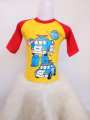 BLUESKIDS- Kaos Raglan Motif ROBOCAR POLY TERLARIS 1
