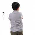 INFIKIDS Kemeja Kasual Anak Laki Lengan Panjang Umur 6 - 12 Tahun IMC 616-148 Abu 1