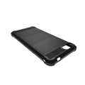 Caselova Corner Protection Cushion Premium Carbon Shockproof TPU Case For Asus Zenfone 4 Max ZC520KL ( 5.2 inch ) - Black + Gratis Full Cover Tempered Glass Warna 1