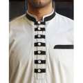 Baju Muslim Koko Akhtar Putih dan Hitam Lengan Panjang Kwalitas Premium Factory Outlet PROMO 2