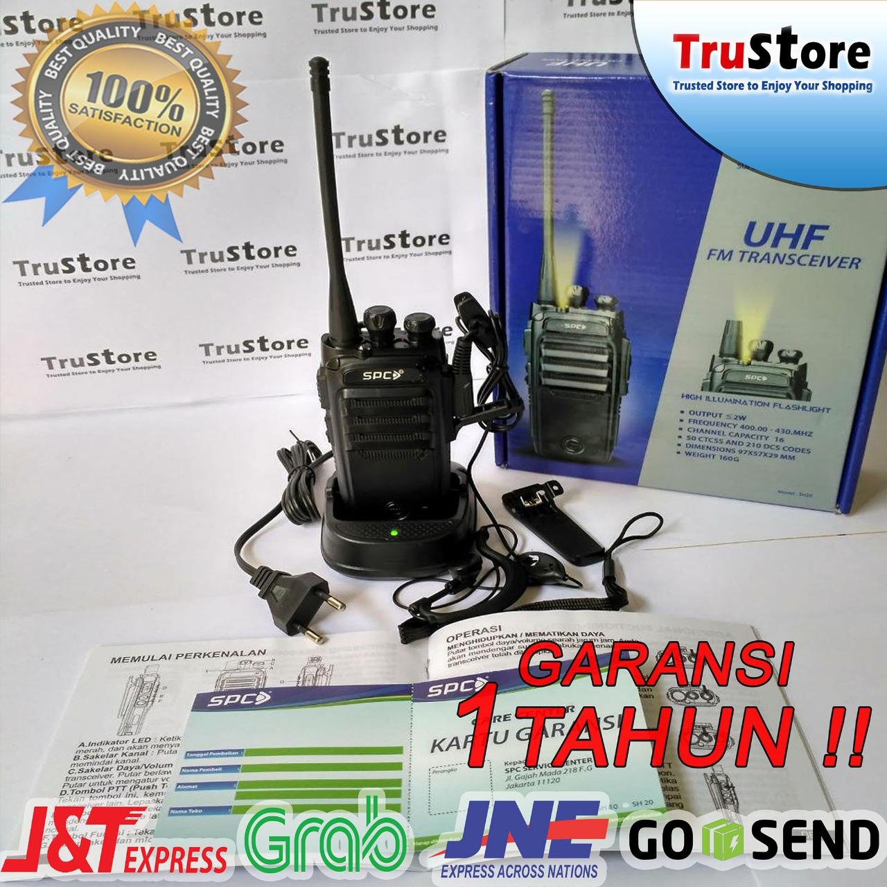 Radio HT SPC SH 10 Terkoneksi Walkie Talkie Single Band Lazada Indonesia