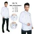 Baju Koko Modern Semi Slimfit KL73 - Kemeja Muslim - Gamis Pria - Jasko - Pakaian Atasan Muslim Cowok - Koko Lengan Panjang Pria di lapak New Trendy newtrendy 1