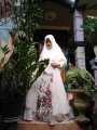 REALPICT SET GAMIS SYARI BAJU MUSLIM PESTA MEWAH CERUTY BABY DOLL KHIMAR 2 LAYER BUSUI JUMBO MURAH (navy) 4