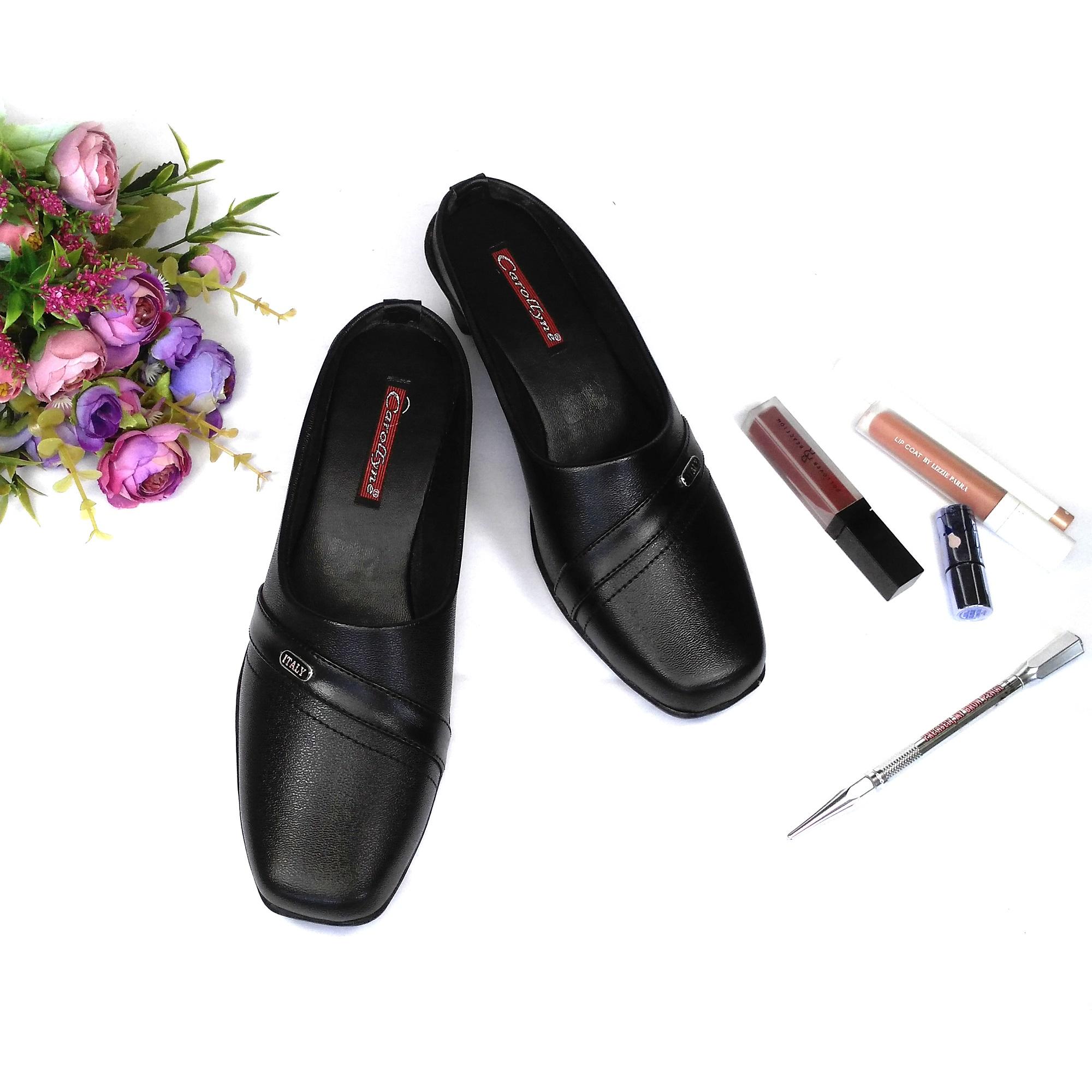 Sepatu Kulit Wanita Kantorformal Hitam Referensi Daftar Harga Promo HQo Sepatu Pantofel Wanita Sepatu Wanita Formal Sepatu Pantofel Paskibra Wanita Bertali