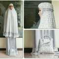 Mukena spandek jersey nabila murah abu 2