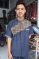 Baju koko denim, busana muslim pria, kode ADH 17 / Baju koko denim, busana muslim pria terbaru / Baju koko denim, busana muslim pria termurah / Baju koko denim, busana muslim pria berkualitas / Baju koko denim, busana muslim pria bagus 3