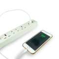 Slim Colokan 4 socket + 3 USB port listrik HP android samsung apple 1