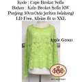 Cape Brokat Brukat Atasan Blouse Outerwear Outfit Kondangan Grosir BSB 2