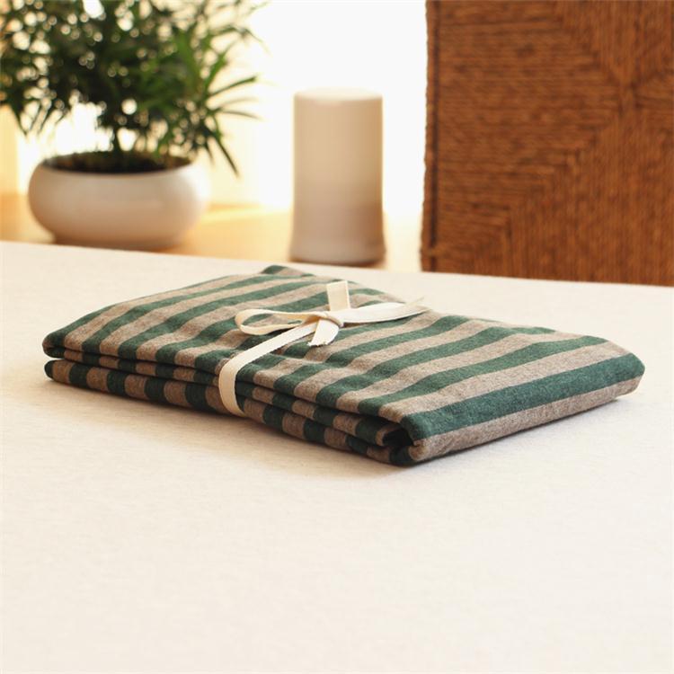 100% Cotton Bông Dệt Kim Vỏ Gối Phong Cách Nhật Bản Giản Lược Vân Sọc 100% Cotton Đơn Bông Thiên Trúc Vỏ Gối 48 * 74cm Cặp