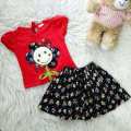 All Size 3-12 Bulan / Setelan Baju Rok Bayi Anak - Smiling Flower 1