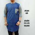 Baju Koko Baju Taqwa Al Muslim Bordir Lengan Pendek Busana Muslim Pria Oleh Oleh Haji dan Umroh (foto no7) 3