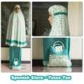 Mukena spandek jersey nabila murah abu 1