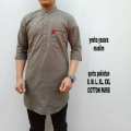 Baju Koko Baju Taqwa Al Muslim Bordir Lengan Pendek Busana Muslim Pria Oleh Oleh Haji dan Umroh (foto no7) 4