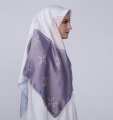 Hijab Kerudung Zoya Segi Empat Satin - Joanna Scarf State Grey 2