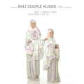 Mukena bali couple klasik || Bali Nadira couple || Katun rayon couple (Dws+ SD Kecil coklat) 1