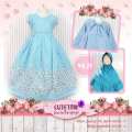 Gamis baju muslim anak katun jepang cutetrik vq 21 2