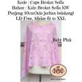 Cape Brokat Brukat Atasan Blouse Outerwear Outfit Kondangan Grosir BSB 1
