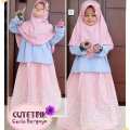 GAMIS BAJU MUSLIM ANAK CUTETRIK PEREMPUAN KATUN VQ22 3