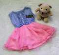 All Size 3-12 Bulan / Dress Baju Bayi Anak - Dress Tile Love 1
