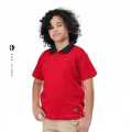 INFIKIDS Baju Kaos Kerah Anak Laki Umur 6 - 12 Tahun IWR 765-138 Merah 2