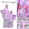 Mukena Bali Sandra Couple ( Dewasa + Anak ) (Ungu) 3