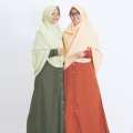 GAMIS NUTTY - HIJAB ALILA | Gamis Polos - Forest Green, XL 4