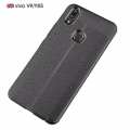 Accessories Hp Premium Ultimate Shockproof Leather Case For VIVO V9 - Black + Gratis Full Cover Tempered Glass Warna 2