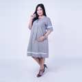 Ning Ayu Dress Hamil Rami 3/4 Renda - DRO 897 / Baju Menyusui Lengan Panjang / Baju Atasan Menyusui / Baju Menyusui Muslimah / Baju Muslim Wanita untuk Ibu Menyusui/ Baju Hamil Untuk Kerja / Baju Hamil Untuk Kerja Modis 2