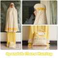 Mukena spandek jersey nabila murah abu 4