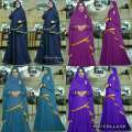 Riana Syari Gamis Maxi Polos Plus Khimar di lapak anayanda shop anayandashop 1