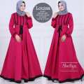 agata gamis syari baloteli murah baju hamil /dress pesta/remaja C1314 (LOUISA FANTA) 3