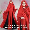 Linda Syari Gamis Maxi Polos Khimar Jumbo Fit M to XXL di lapak anayanda shop anayandashop 4