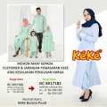 (size 6 - 12) Baju Busana Muslim KeKe Sarimbit Couple Keluarga SR 2 HIJAU/PEACH/BIRU (Koko Anak size 11) 5