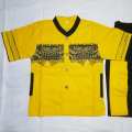 Baju koko anak laki 3in1 premium design - Setelan muslim lengan pendek 1