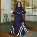 Ginda Kids Syari 7thn to 10thn gamis maxi dress anak SD plus jilbab di lapak anayanda shop anayandashop 3