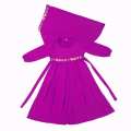 Baju Muslim Gamis Anak Perempuan Ungu Magenta Lucu Simple Murah-Baju Gamis Anak Perempuan-Baju Muslim Anak Perempuan-Baju Muslim Gamis Anak 1