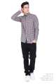 3 second Pakaian Atasan Kemeja Pria Men Shirt Cream 4