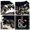 Okechuku TINA Celana Joger Panjang Sweatpants Wanita Motif Loreng Army - Hijau Tua, L 3