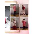 (TERBARU) Busana Muslim Sarimbit Ethica Warna Maroon Model ELFA 27 (Koko Anak No. 10) 1