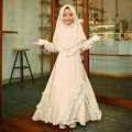 Ginda Kids Syari 7thn to 10thn gamis maxi dress anak SD plus jilbab di lapak anayanda shop anayandashop 2