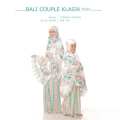Mukena bali couple klasik || Bali Nadira couple || Katun rayon couple (Dws+ SD Kecil coklat) 4