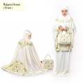 MUKENA TELEKUNG RUKUH DEWASA KADO HANTARAN NIKAH SATIN VELVET BORDIR TAS KREM PINK TOSCA PUTIH ABU PINK 1