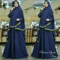 Riana Syari Gamis Maxi Polos Plus Khimar di lapak anayanda shop anayandashop 3
