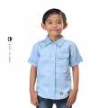 INFIKIDS Kemeja Pendek Anak Laki Laki Umur 2 - 8 Tahun IYN 944-141 Biru 2