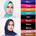 AB Agen Baju Official Shop - maxi emma gamis busana muslim mirip bahan katun jepang tanpa plasmina (EMMA 23 BIRU) 3