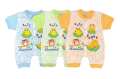 BAYIe - Baju Bayi model Jumper lengan Pendek motif ANIMAL FINACO usia 6 - 12 bulan 100% katun/pakaian Jumsuit bayi /baju bayi new born 1